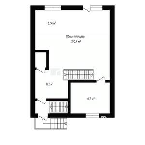 Таунхаус 190м&sup2;, 2-этажный, участок 3 сот.  