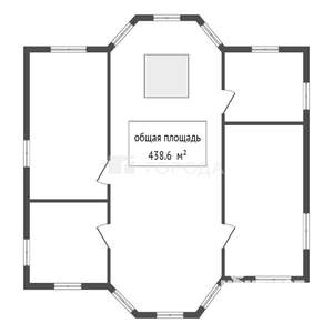 Дом 439м², 2-этажный, участок 10 сот.  