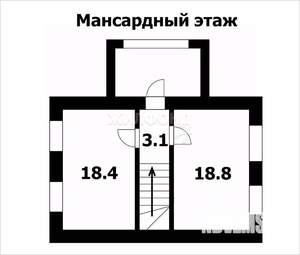 Коттедж 133м², 2-этажный, участок 9 сот.  