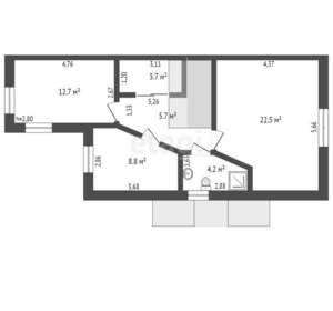 Дом 180м², 2-этажный, участок 3 сот.  