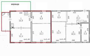 Дом 49м&sup2;, 1-этажный, участок 3 сот.  