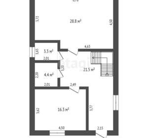 Дом 158м², 2-этажный, участок 5 сот.  