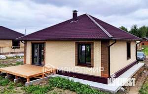 Дом 100м&sup2;, 1-этажный, участок 6 сот.  