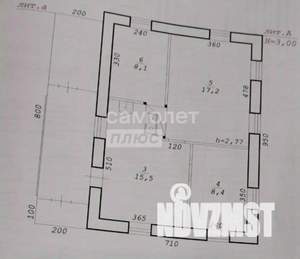 Дом 74м², 2-этажный, участок 7 сот.  