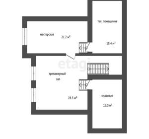 Дом 329м², 3-этажный, участок 6 сот.  
