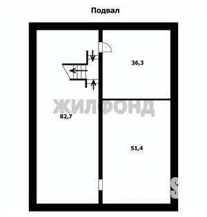 Дом 717м², 3-этажный, участок 6 сот.  
