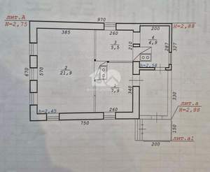 Дом 40м², 1-этажный, участок 4 сот.  