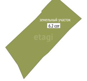 Дом 40м², 1-этажный, участок 6 сот.  