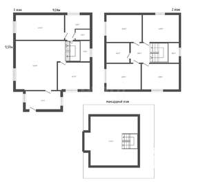 Дом 188м&sup2;, 2-этажный, участок 8 сот.  