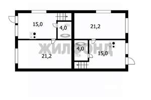 Дом 153м², 2-этажный, участок 5 сот.  