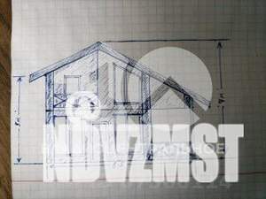 Дом 72м&sup2;, 2-этажный, участок 6 сот.  