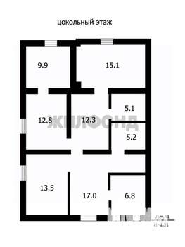 Дом 540м², 3-этажный, участок 8 сот.  