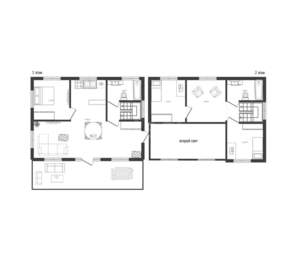 Дом 450м&sup2;, 3-этажный, участок 6 сот.  