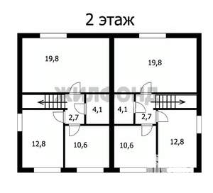 Таунхаус 150м², 3-этажный, участок 3 сот.  