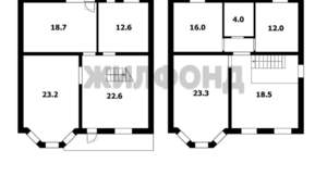Дом 175м&sup2;, 2-этажный, участок 5 сот.  
