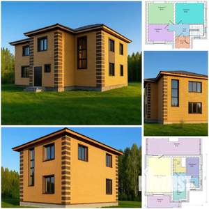 Дом 160м², 2-этажный, участок 5 сот.  