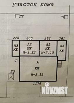 Дом 110м&sup2;, 1-этажный, участок 4 сот.  