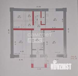 Дом 307м², 3-этажный, участок 8 сот.  
