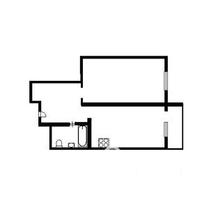 Студия квартира, на длительный срок, 30м2, 17/20 этаж