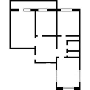 3-к квартира, на длительный срок, 64м2, 4/5 этаж