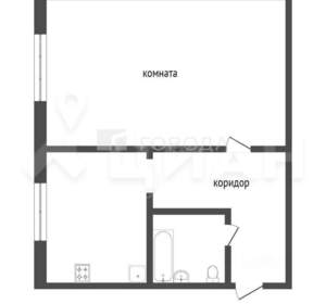 1-к квартира, на длительный срок, 33м2, 2/5 этаж
