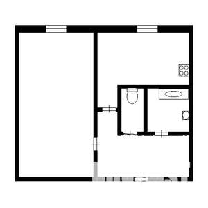 1-к квартира, на длительный срок, 30м2, 1/6 этаж