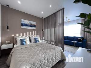 1-к квартира, посуточно, 46м2, 1/1 этаж