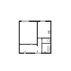 1-к квартира, на длительный срок, 40м2, 4/9 этаж