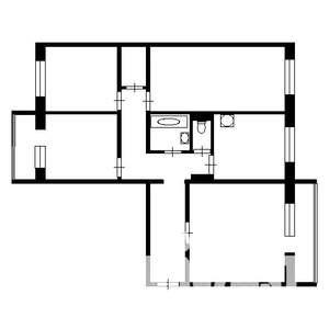 4-к квартира, на длительный срок, 83м2, 3/10 этаж
