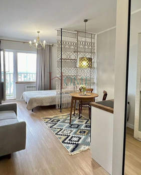 Студия квартира, на длительный срок, 28м2, 16/25 этаж