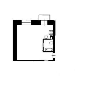 1-к квартира, на длительный срок, 41м2, 4/5 этаж