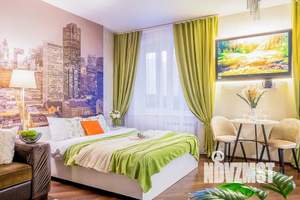 Студия квартира, посуточно, 40м2, 14/21 этаж