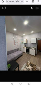 Студия квартира, на длительный срок, 20м2, 5/17 этаж