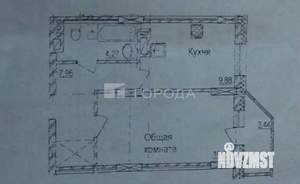 1-к квартира, на длительный срок, 40м2, 20/25 этаж