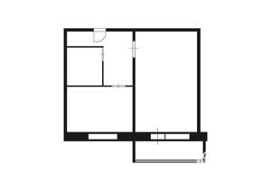 1-к квартира, на длительный срок, 41м2, 1/12 этаж