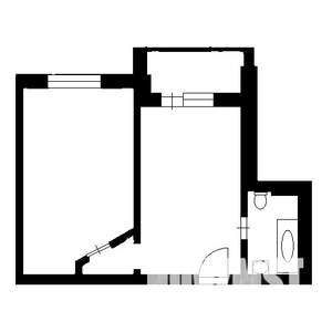 1-к квартира, на длительный срок, 41м2, 4/16 этаж