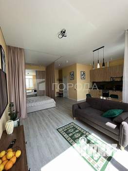 Студия квартира, на длительный срок, 39м2, 24/24 этаж