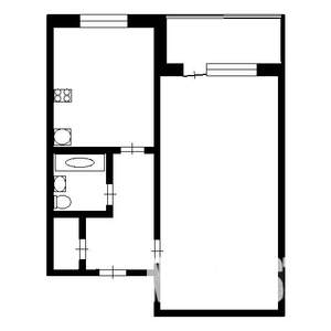 1-к квартира, на длительный срок, 32м2, 8/9 этаж