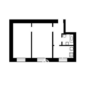 2-к квартира, на длительный срок, 50м2, 6/7 этаж
