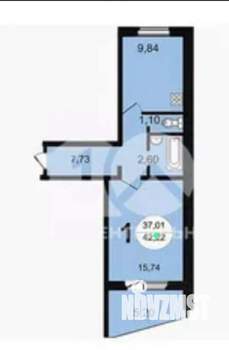 1-к квартира, на длительный срок, 37м2, 3/10 этаж