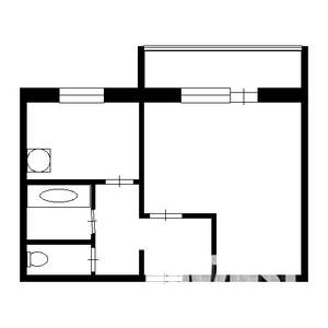 1-к квартира, на длительный срок, 34м2, 4/10 этаж