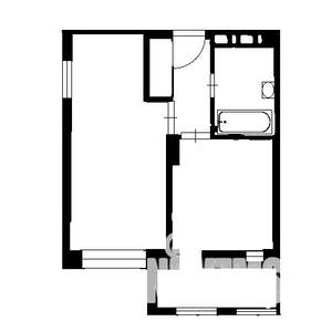 1-к квартира, на длительный срок, 44м2, 19/25 этаж