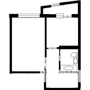 1-к квартира, на длительный срок, 39м2, 5/17 этаж
