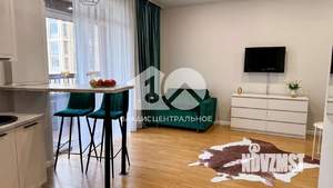 Студия квартира, на длительный срок, 34м2, 7/17 этаж