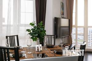 Студия квартира, посуточно, 45м2, 14/18 этаж