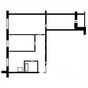 3-к квартира, на длительный срок, 57м2, 4/9 этаж