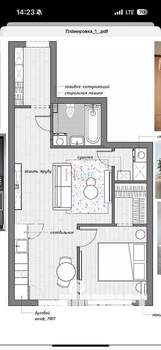 1-к квартира, на длительный срок, 50м2, 16/20 этаж