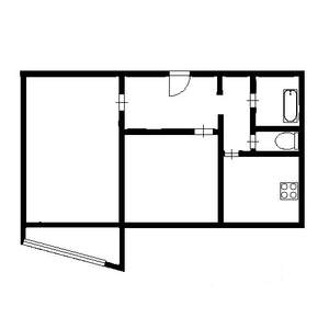 2-к квартира, на длительный срок, 53м2, 2/10 этаж