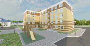 1-к квартира, на длительный срок, 52м2, 1/8 этаж