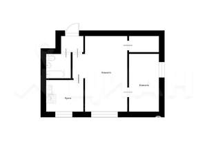 2-к квартира, на длительный срок, 44м2, 4/9 этаж